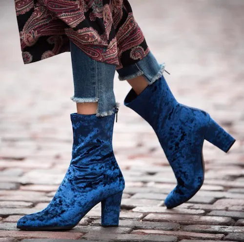 DSW Velvet Boots
