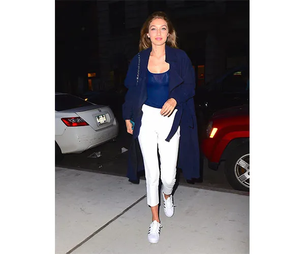 gigi hadid adidas superstar sneakers