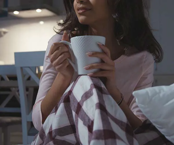 woman drinking