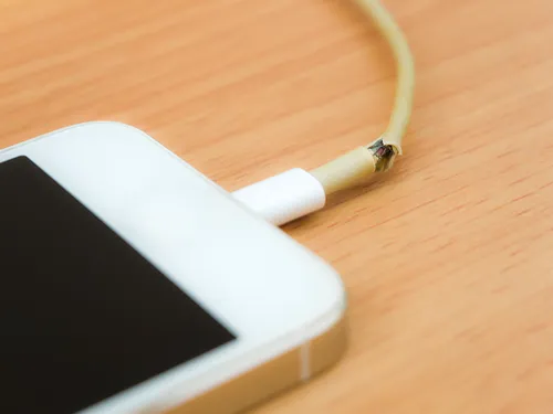 broken charger