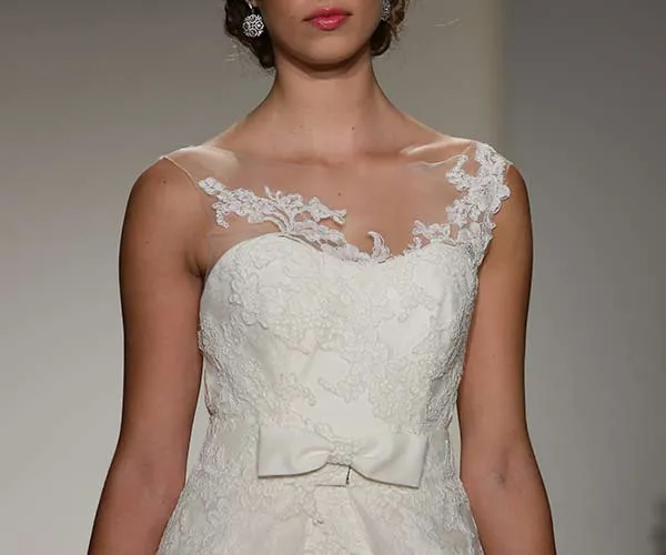 illusion wedding dress 