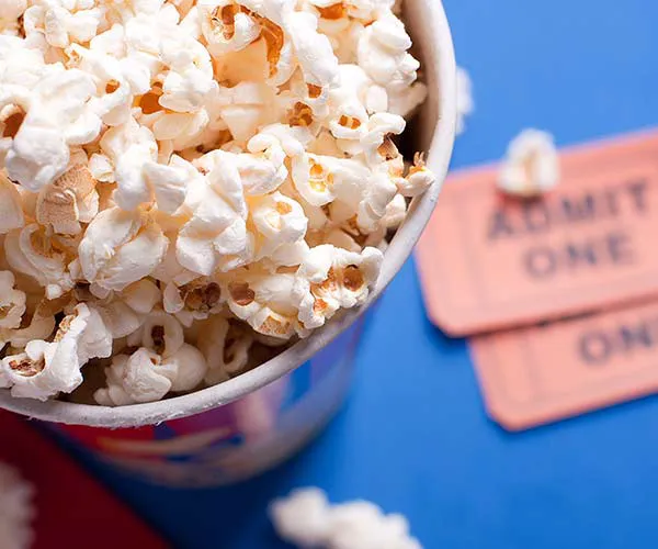 never eat popcorn