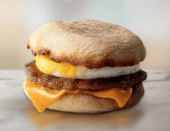 sausage mcmuffin eggs