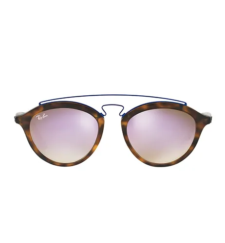 Round Browline Sunglasses