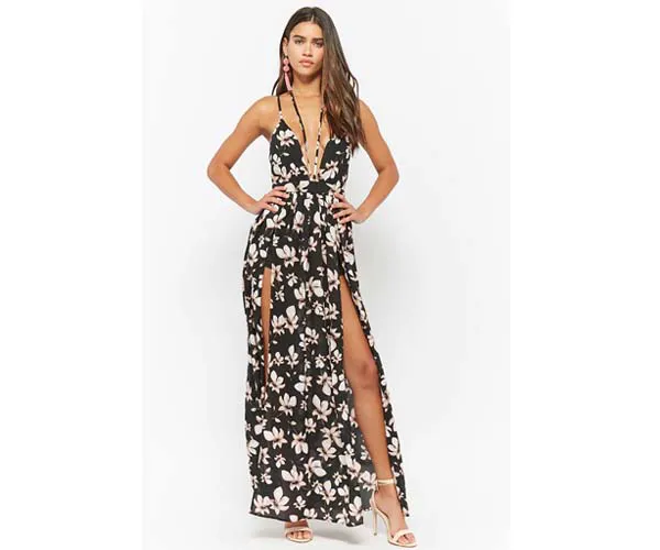 forever 21 floral maxi spring dress