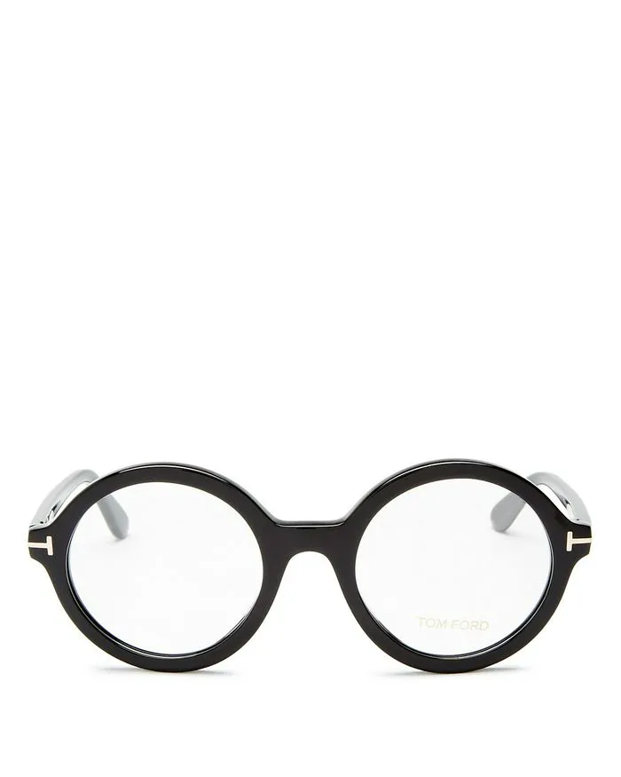 tom ford round optical glasses