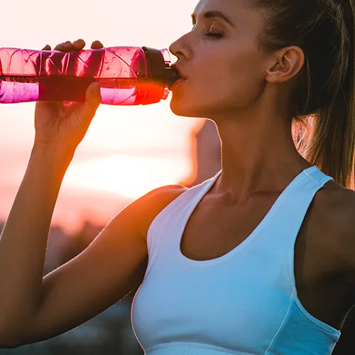 "Workout drink that clogs pores"