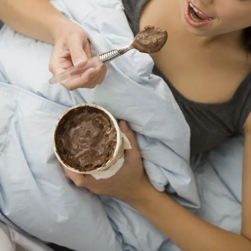 ice cream worst food before bed