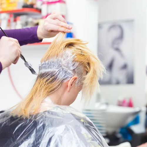 salon hair dye