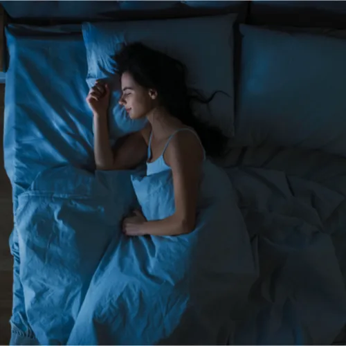 woman sleeping