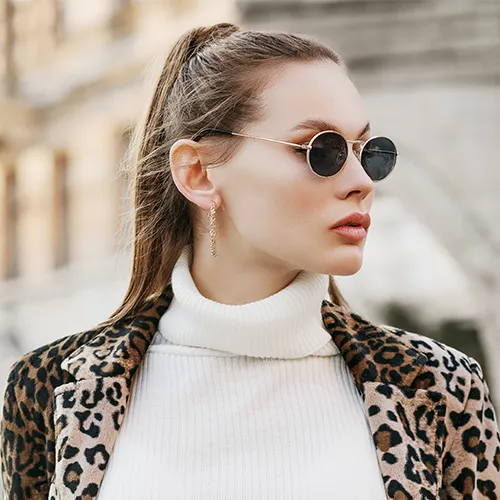 "Sleek high ponytail hairstyle"