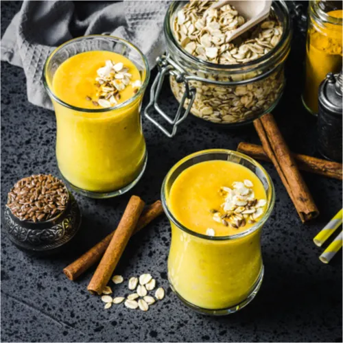 turmeric smoothie with oats