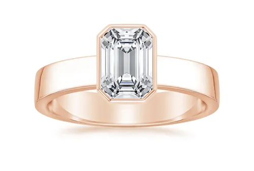 Brilliant Earth minimalist engagement ring