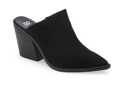 Nordstrom sale mules black