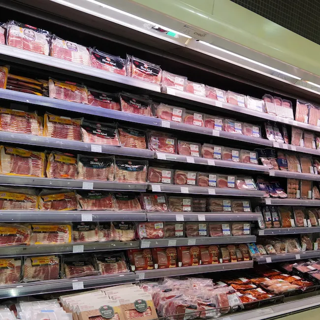 deli meat aisle counter