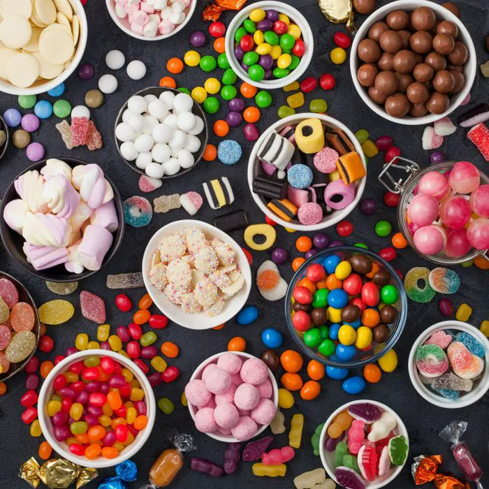 various candies
