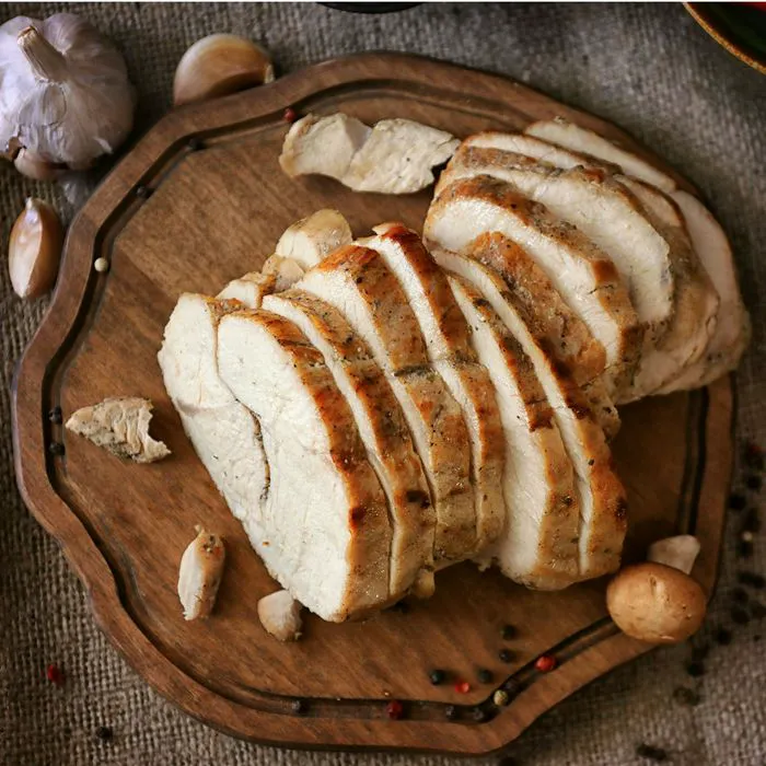 sliced turkey breast