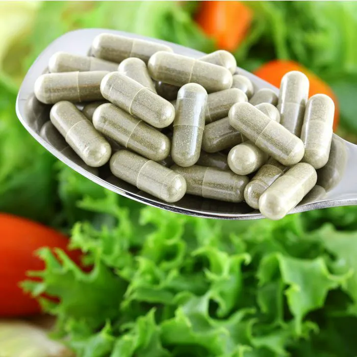 spoonful of colon cleanser/fiber supplements