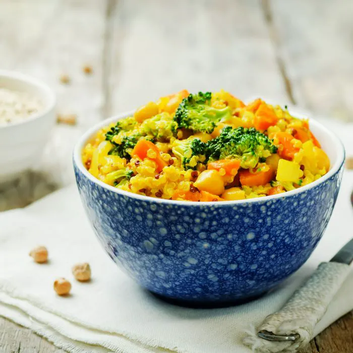 quinoa and vegetable curry