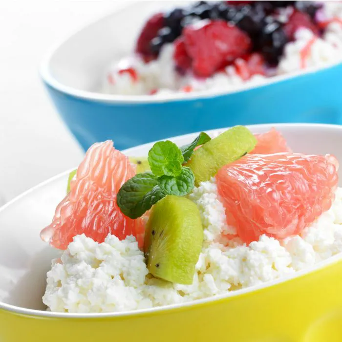 cottage cheese and greek yogurt