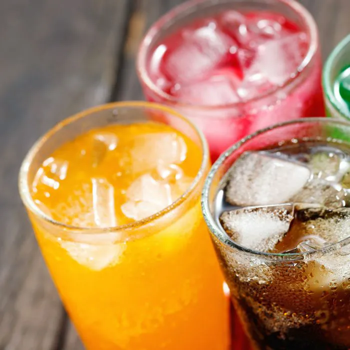 soda in glass