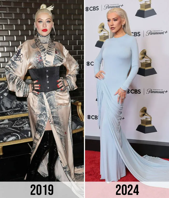 Christina Aguilera weight loss 2019 to 2024