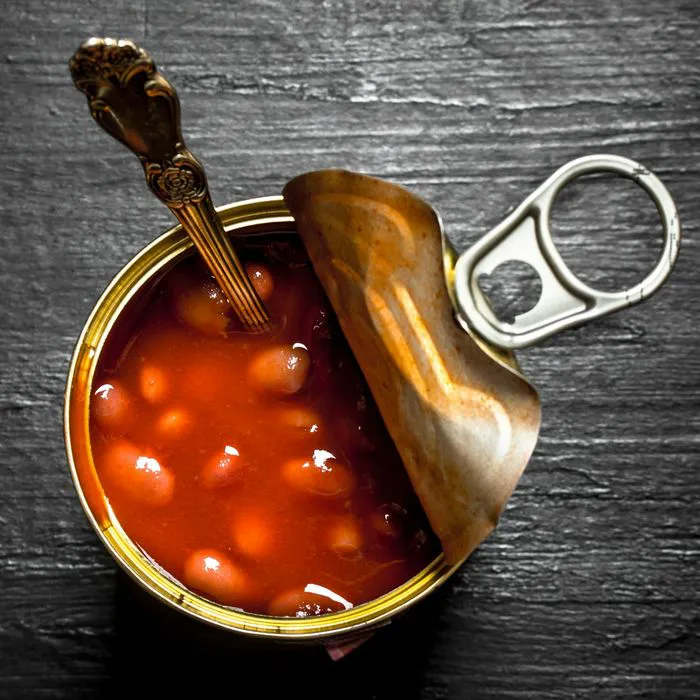 canned baked beans
