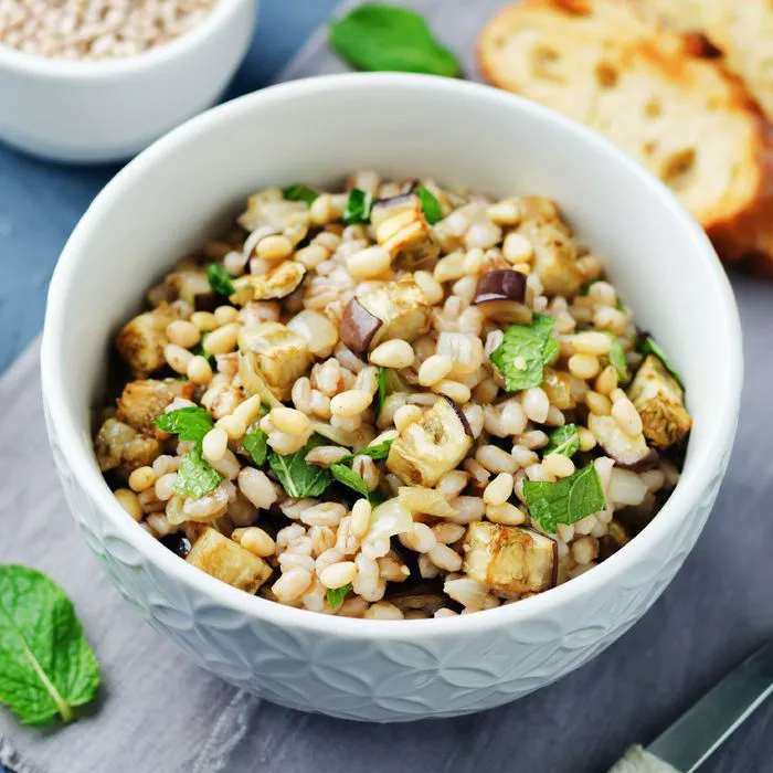 barley in bowl