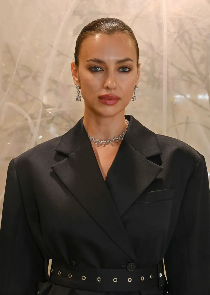 irina shayk attends hm rokh launch