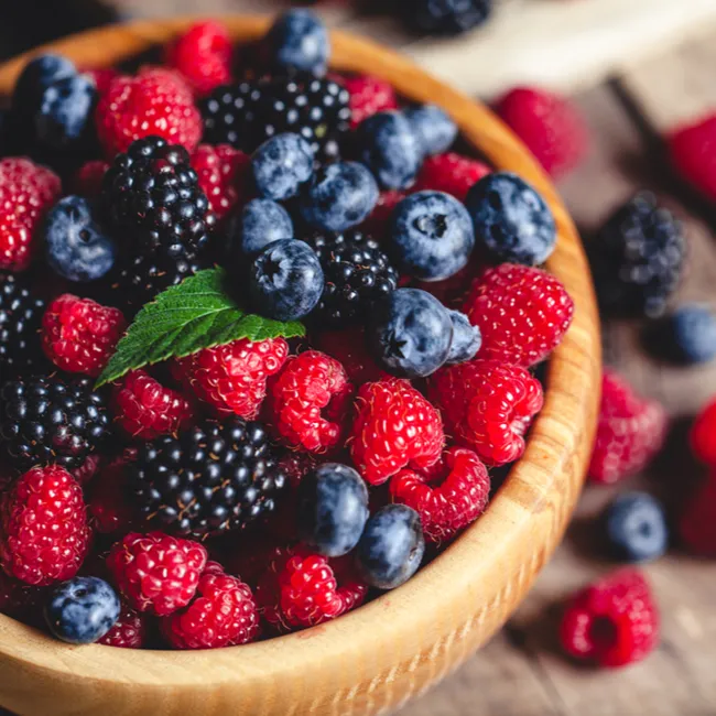 berries in bowl