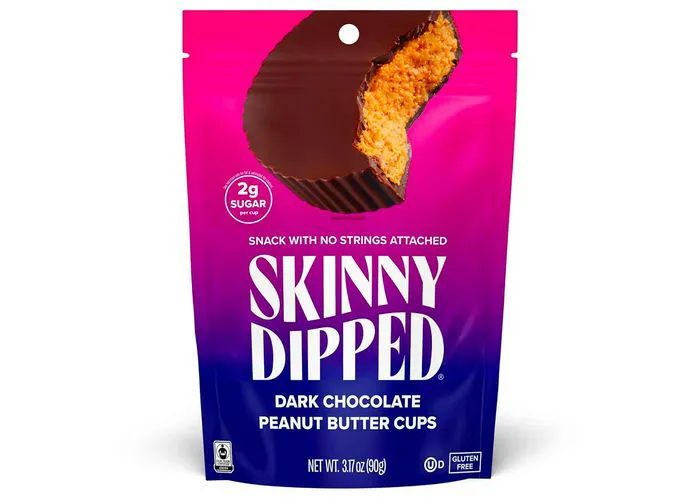 skinny dipped peanut butter cups