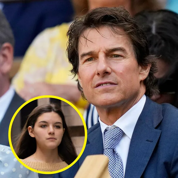 "Tom Cruise with his daughter Suri Cruise"