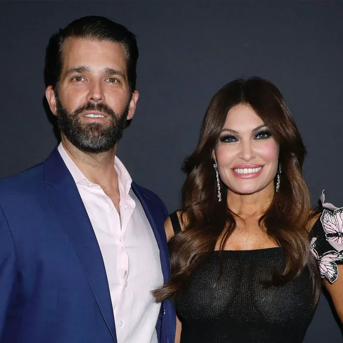 Kimberly Guilfoyle and Donald Trump Jr. at Zang Toi show, NYFW 2019.