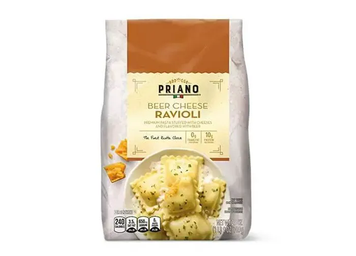 Aldi Priano Beer Cheese Ravioli