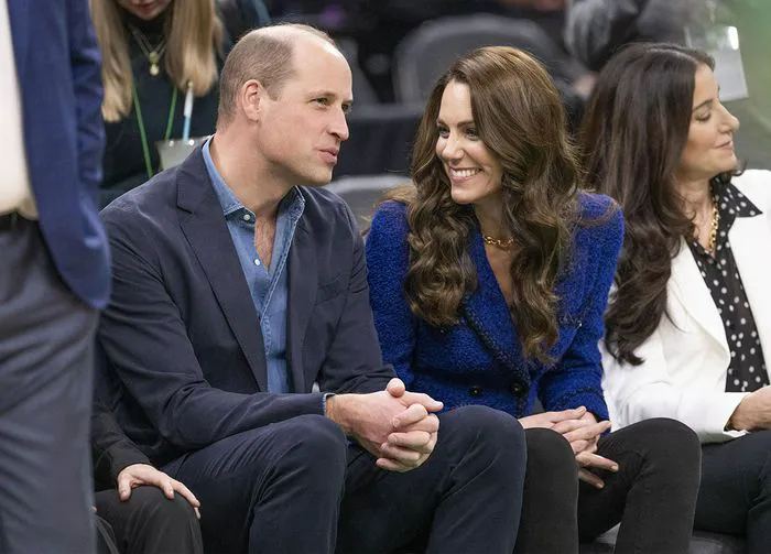 Prince William and Kate Middleton Boston Celtics v Miami Heat NBA game 2022