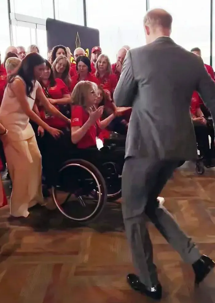 prince harry dancing
