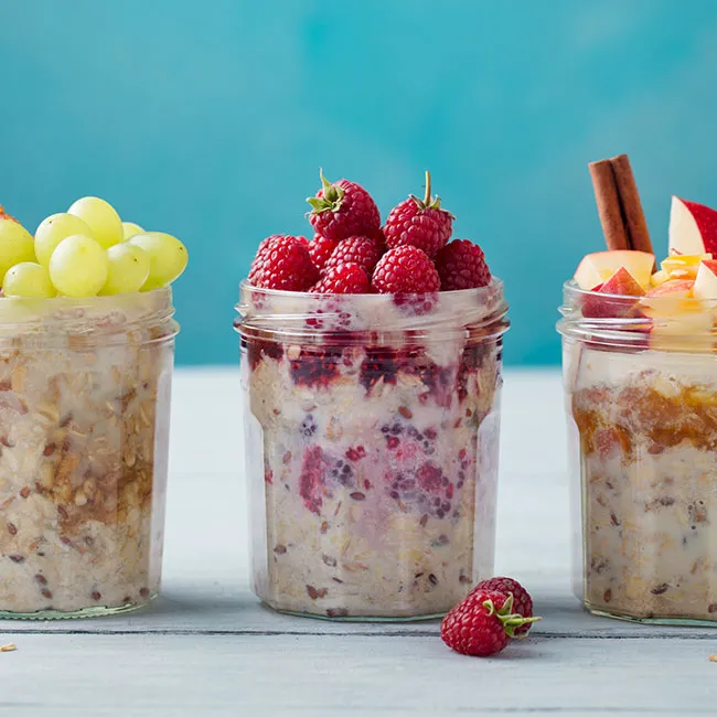 overnight oats with fruit