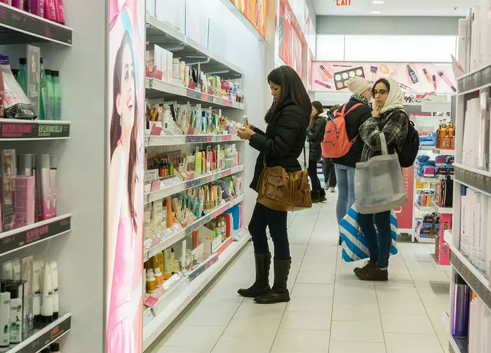 Inside Ulta Beauty store