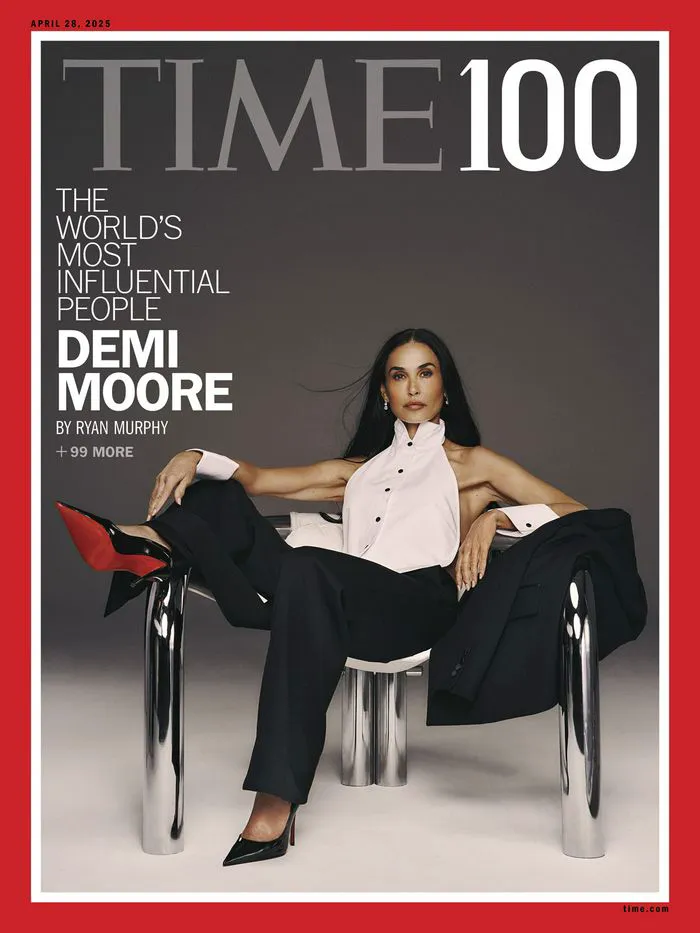 Demi Moore Time cover