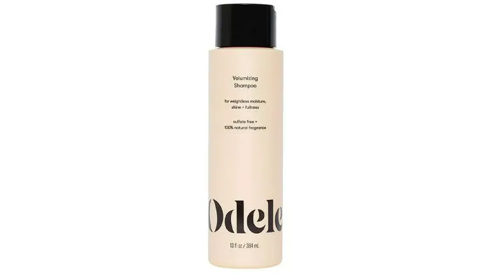 "Odele Volumizing Shampoo for lift and fullness"