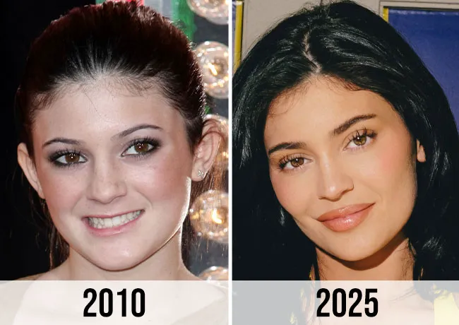 Kylie Jenner's evolving beauty looks from 2010 to 2025