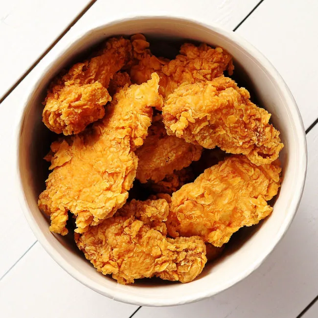 fried chicken bucket