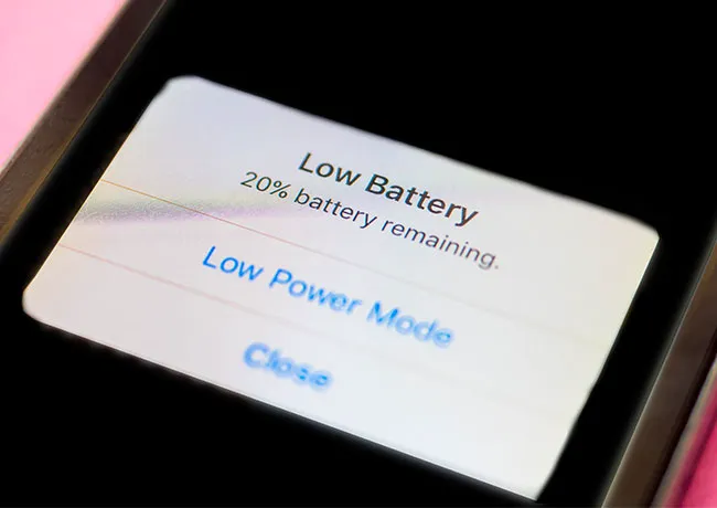 letting-iphone-battery-drain