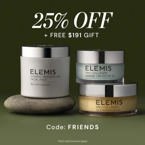 "ELEMIS Friends & Family Sale skincare products"