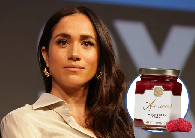 Meghan Markle with As Ever raspberry spread