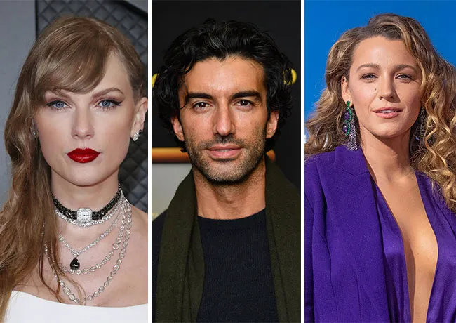 Taylor Swift and Blake Lively and Justin Baldoni