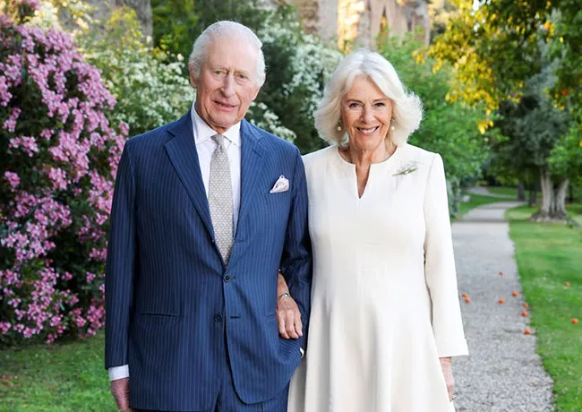 King Charles and Queen Camilla 20th anniversary portrait Rome