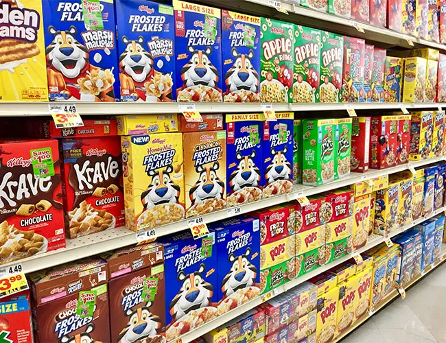 cereal aisle