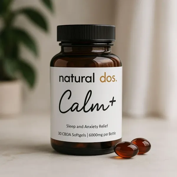 "Natural Dos Calm + CBDA Capsules product image"