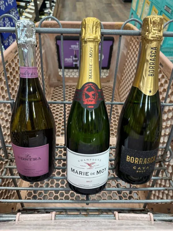 "Assorted wine bottles from Total Wine"